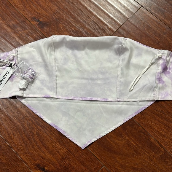 Garage Silk Handkerchief Top NWT - Picture 4 of 4